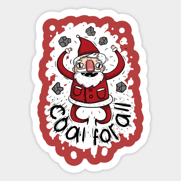 coal for all Sticker by KaathBlackfont